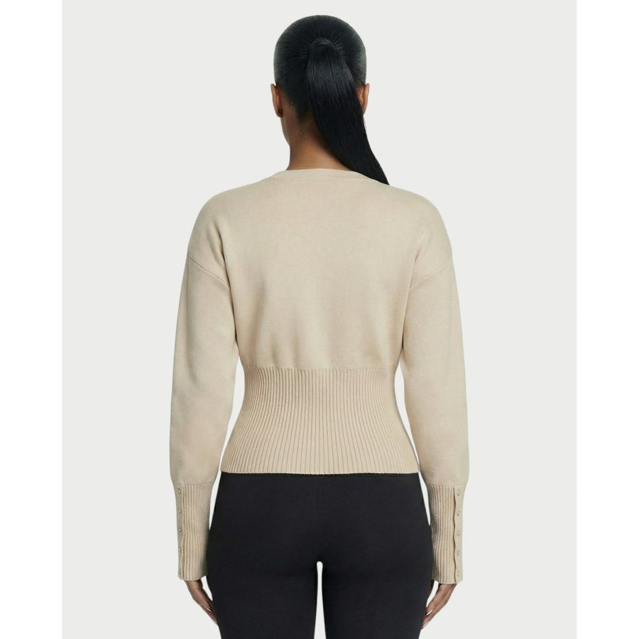 Der unverzichtbare Cardigan mit Rippstruktur