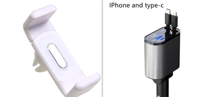 Automatic Retractable Car Charger Smart Battery Management and Dual USB Type-C Cables - Image 7