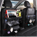 Back Facing Car Seat Organizer with Fold-Down Tray Table and Multiple Storage Pockets - Image 26