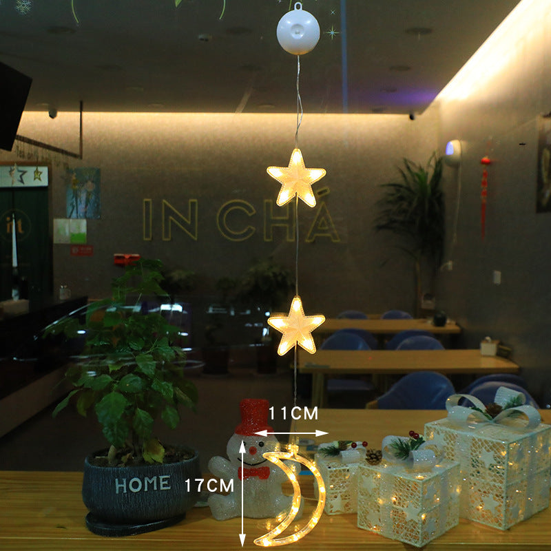 Battery Operated Christmas Lights with Suction Cup for Window Glass and Mirrors - Image 13