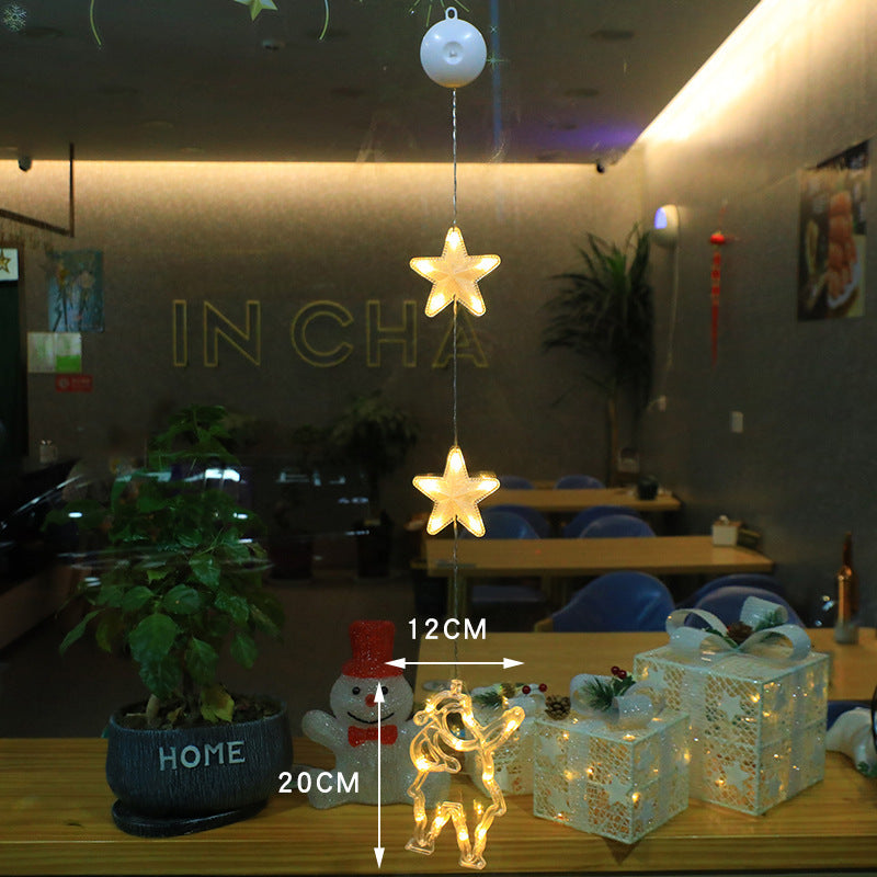 Battery Operated Christmas Lights with Suction Cup for Window Glass and Mirrors - Image 14