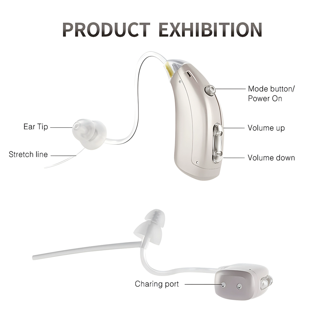 Bluetooth Hearing Aids with Noise Reduction and Rechargeable Battery Case - Image 12