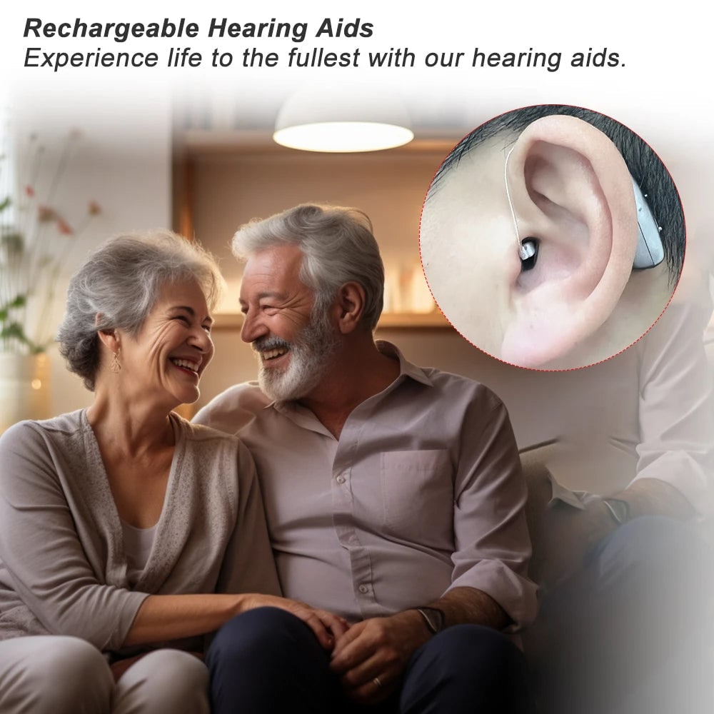 Bluetooth Hearing Aids with Noise Reduction and Rechargeable Battery Case - Image 4