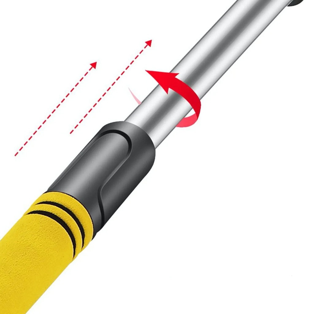 Car Snow Ice Scraper and Brush with Rotating Head and Telescoping Handle - Image 3