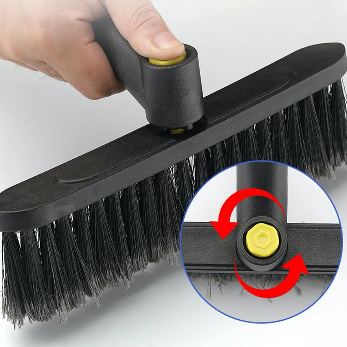 Car Snow Ice Scraper and Brush with Rotating Head and Telescoping Handle - Image 4