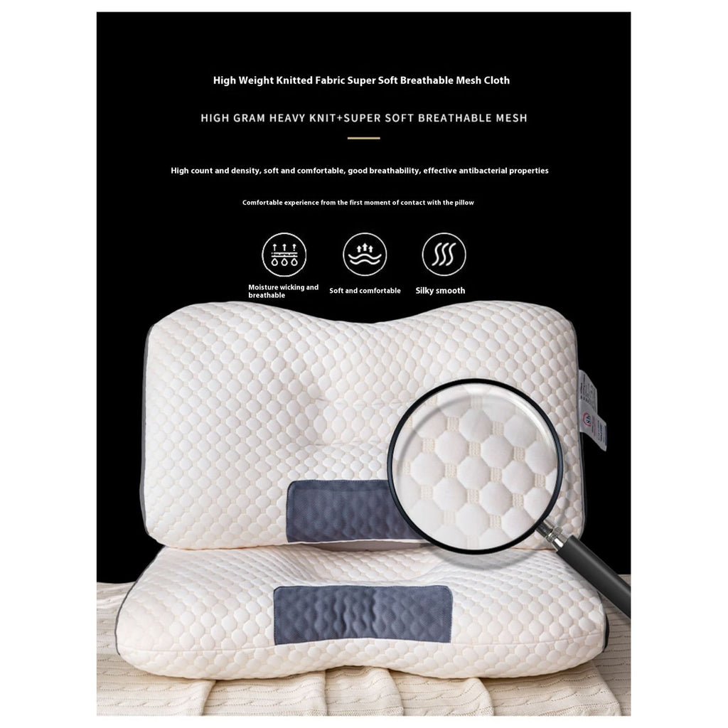 Cervical Support Pillow with Ergonomic Contour and Orthopedic Neck Relief - Image 4