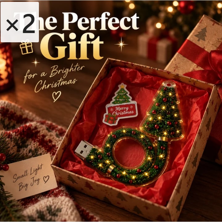 Christmas Projector Light with USB Flexible Neck and Colorful Holiday Patterns - Image 3