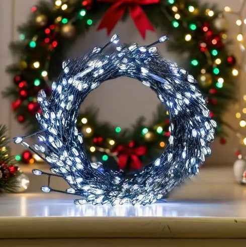 Christmas String Lights LED Cluster with Remote Control and Eight Modes - Image 12