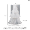 Christmas Tree Candle Silicone Mold with 3D Tiered Design for Making and Crafts - Image 5