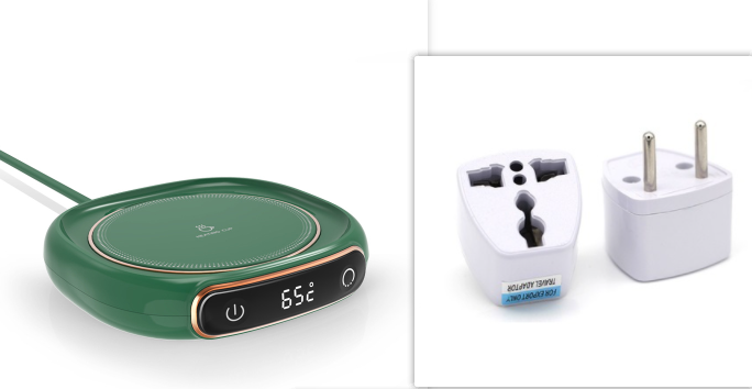 Coffee Mug Warmer and Cup with Digital Temperature Display and Heating Plate for Desk - Image 2