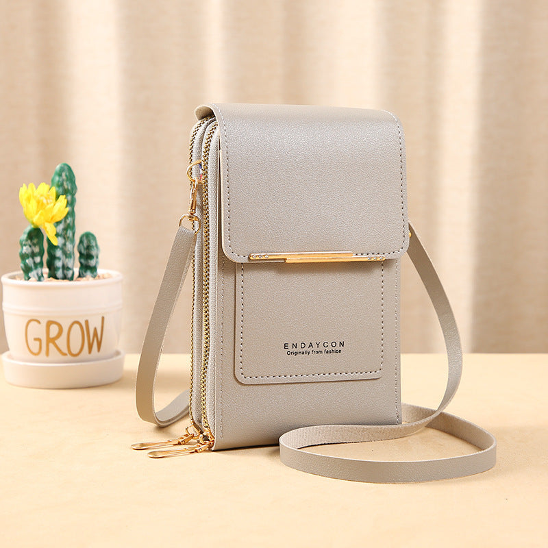 Crossbody Phone Bag with Waterproof Touchscreen Window and RFID Blocking - Image 10