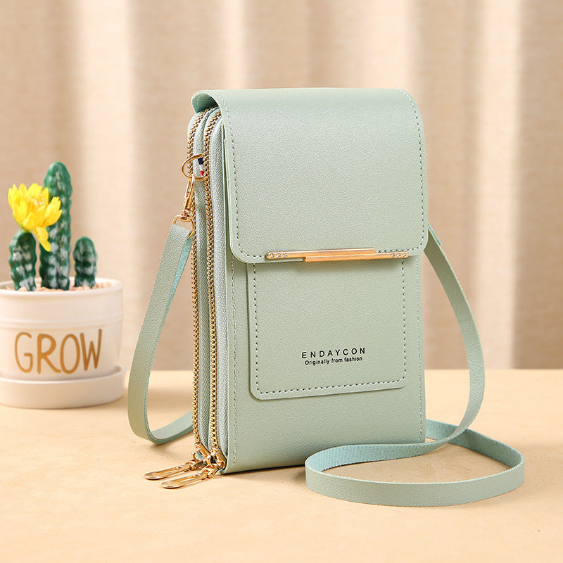 Crossbody Phone Bag with Waterproof Touchscreen Window and RFID Blocking - Image 11