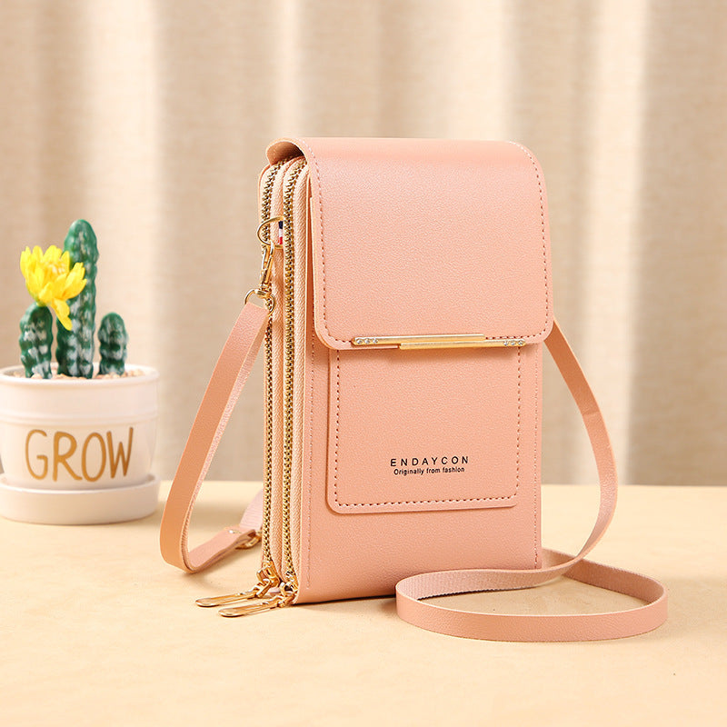 Crossbody Phone Bag with Waterproof Touchscreen Window and RFID Blocking - Image 12
