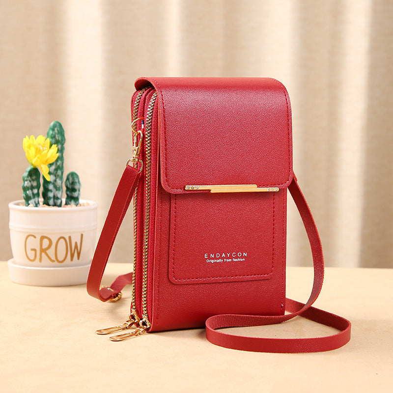 Crossbody Phone Bag with Waterproof Touchscreen Window and RFID Blocking - Image 13