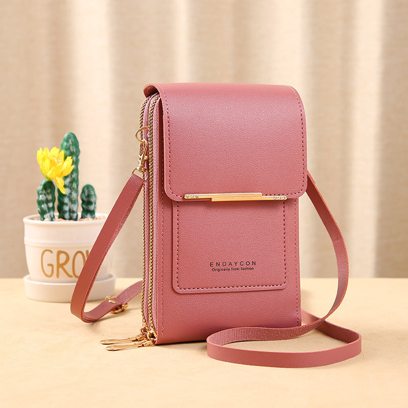 Crossbody Phone Bag with Waterproof Touchscreen Window and RFID Blocking - Image 9