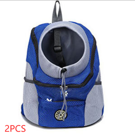 Dog Carrier Backpack with Breathable Mesh Padded Straps and Front-Facing Design - Image 7