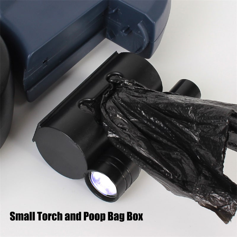 Dual Dog Leash Retractable with LED Flashlight and Bag Dispenser 360 Swivel - Image 16