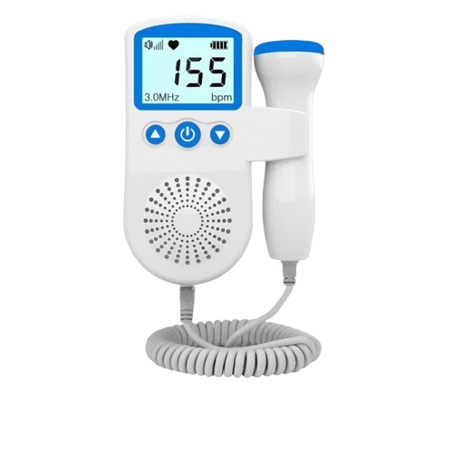 Fetal Doppler and Heart Rate Monitor for Pregnancy at Home with Backlit Lcd Display and Speaker - Image 3