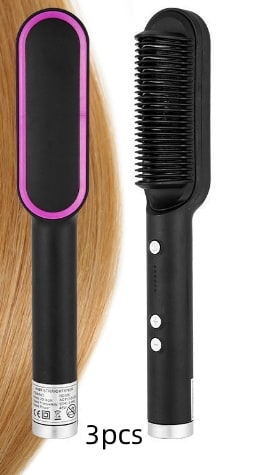 Hair Straightener Brush Ceramic Flat Iron Cordless Design and Adjustable Temperature Control - Image 32