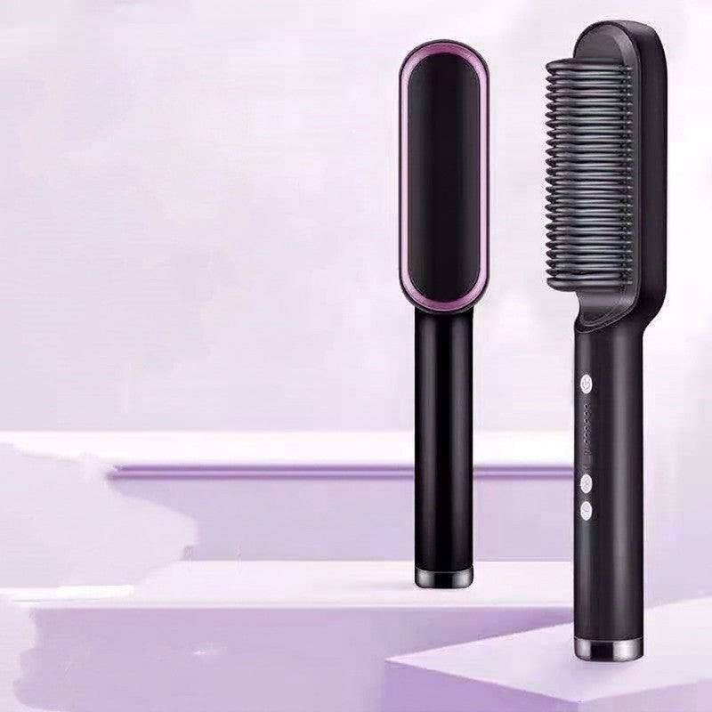 Hair Straightener Brush Ceramic Flat Iron Cordless Design and Adjustable Temperature Control - Image 25