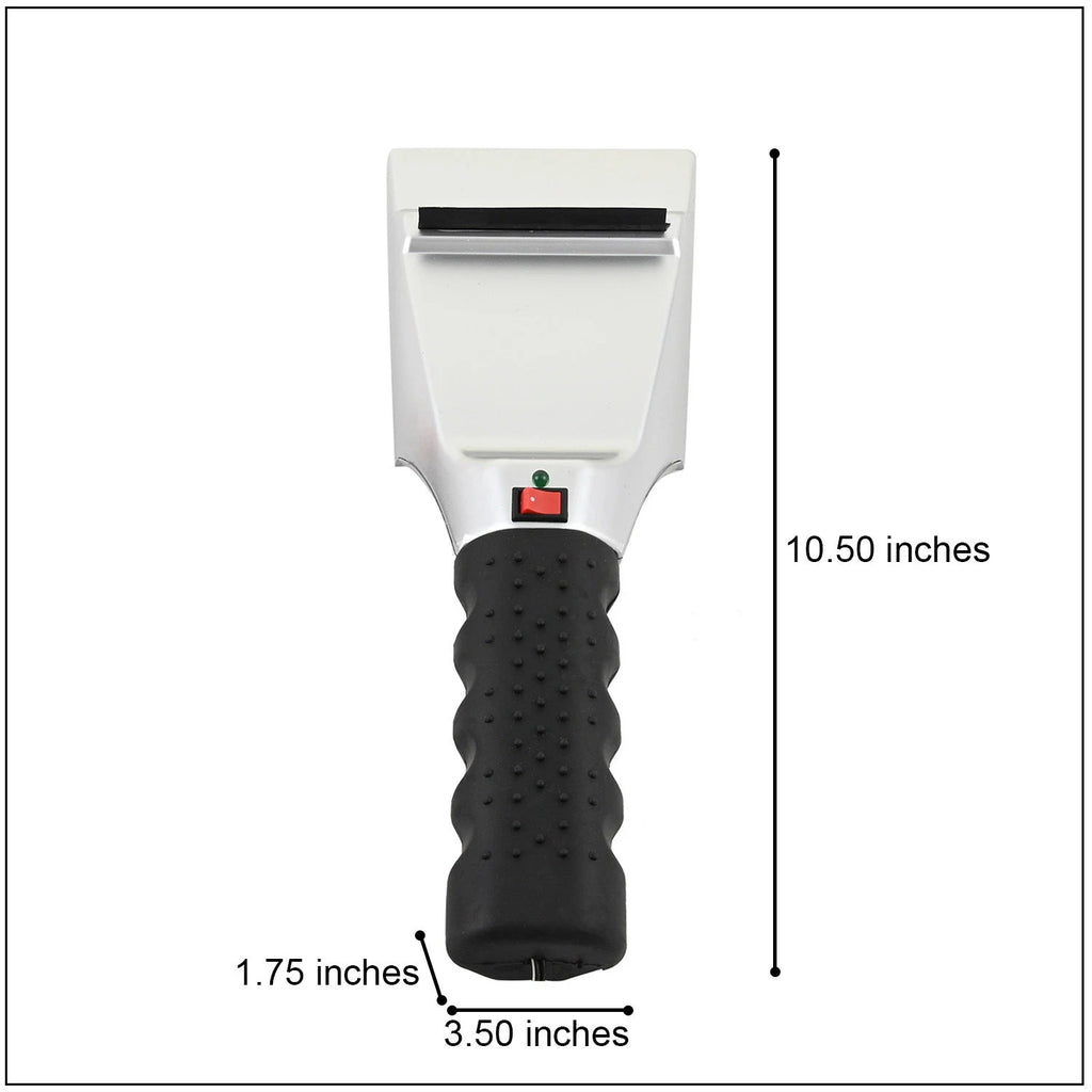 Heated Car Ice Scraper with 12v Power Cord and LED Light for Windshield - Image 8