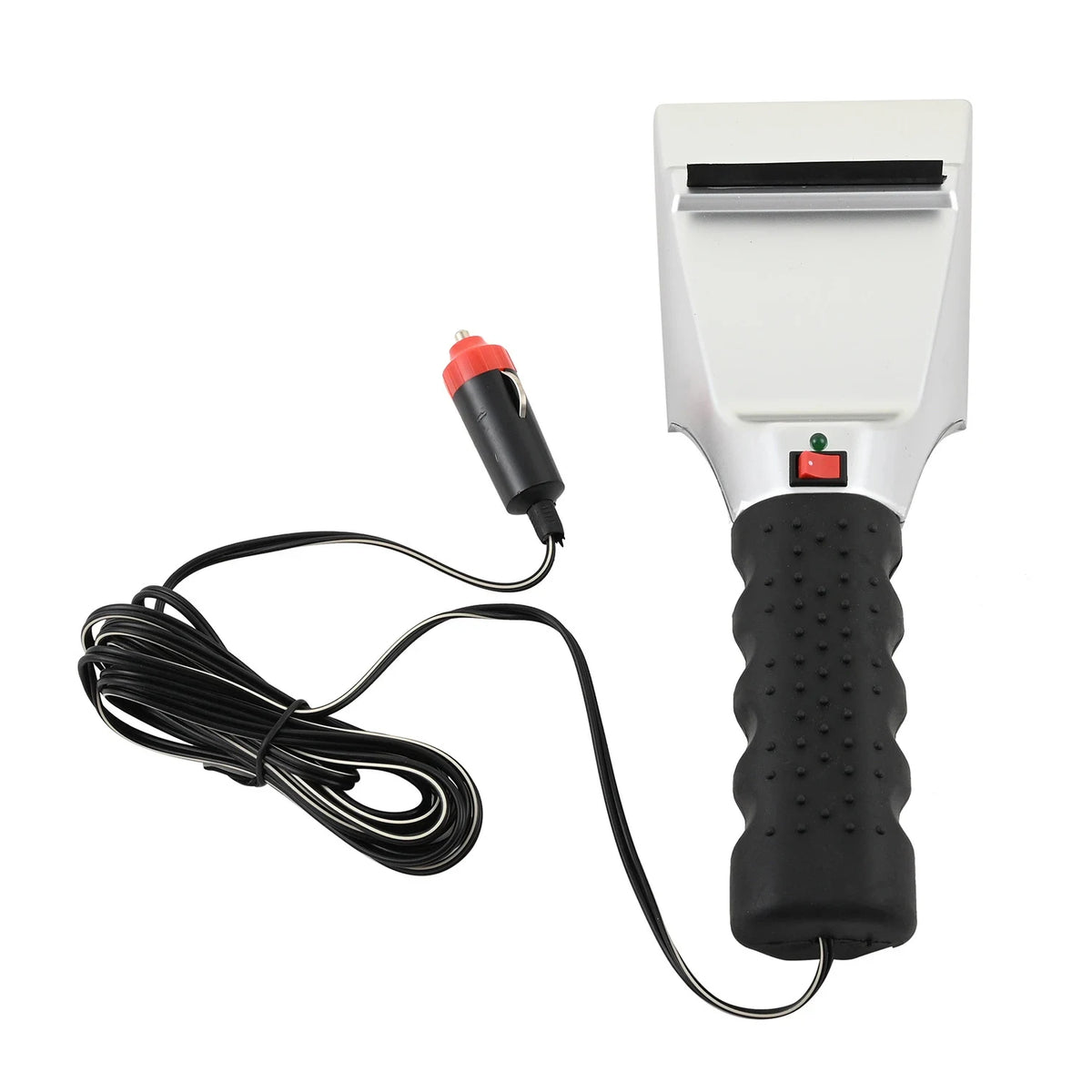 Heated Car Ice Scraper with 12v Power Cord and LED Light for Windshield - Image 9
