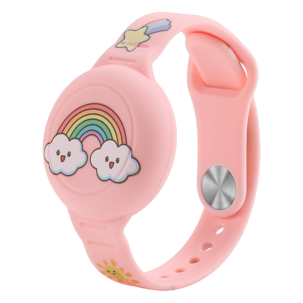 Kids' Silicone Airtag Wristband Holder with Adjustable Strap and Cartoon Graphics - Image 11