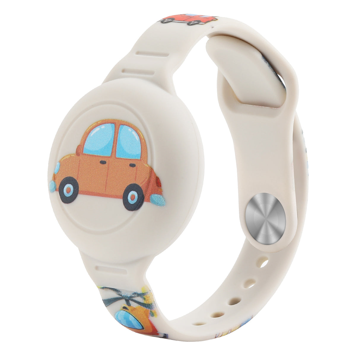 Kids' Silicone Airtag Wristband Holder with Adjustable Strap and Cartoon Graphics - Image 12