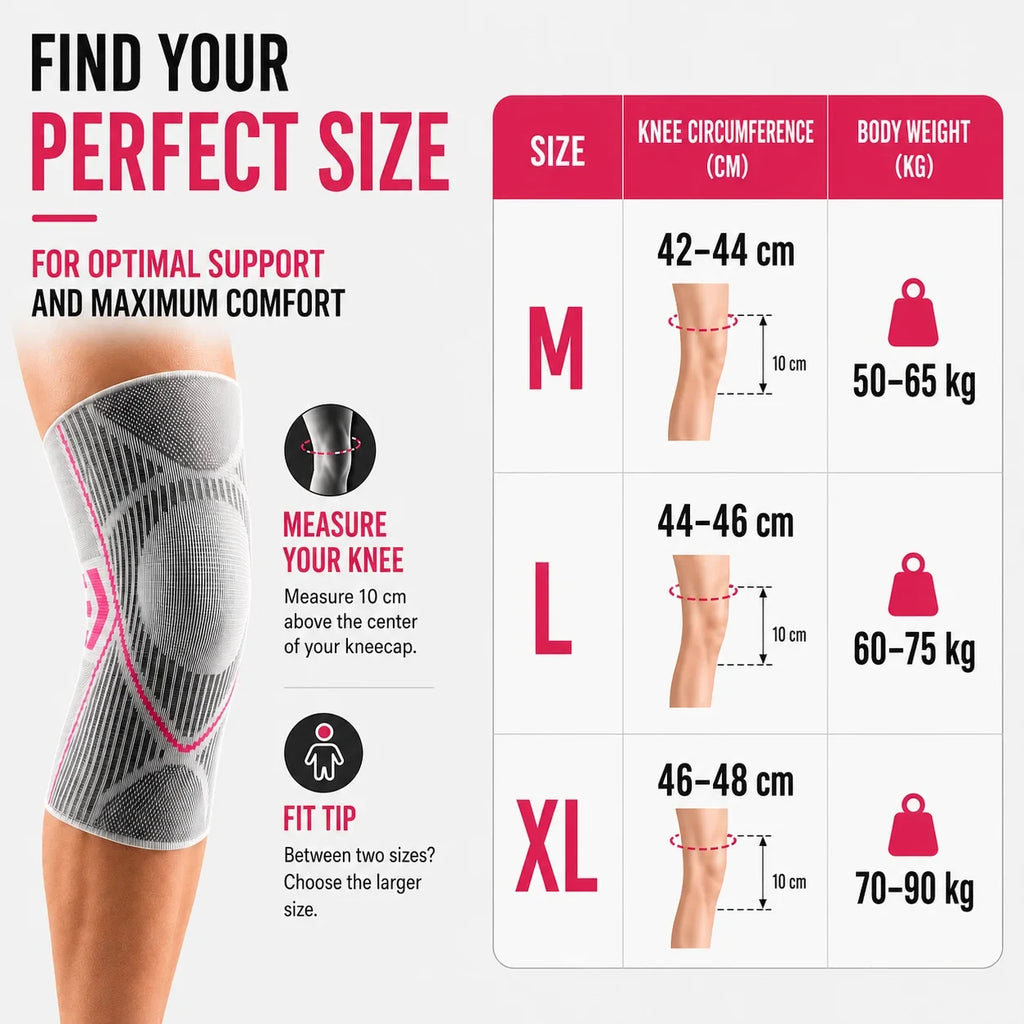 Knee Compression Sleeve with Non-Slip Support and Breathable Knit Design for Running - Image 7