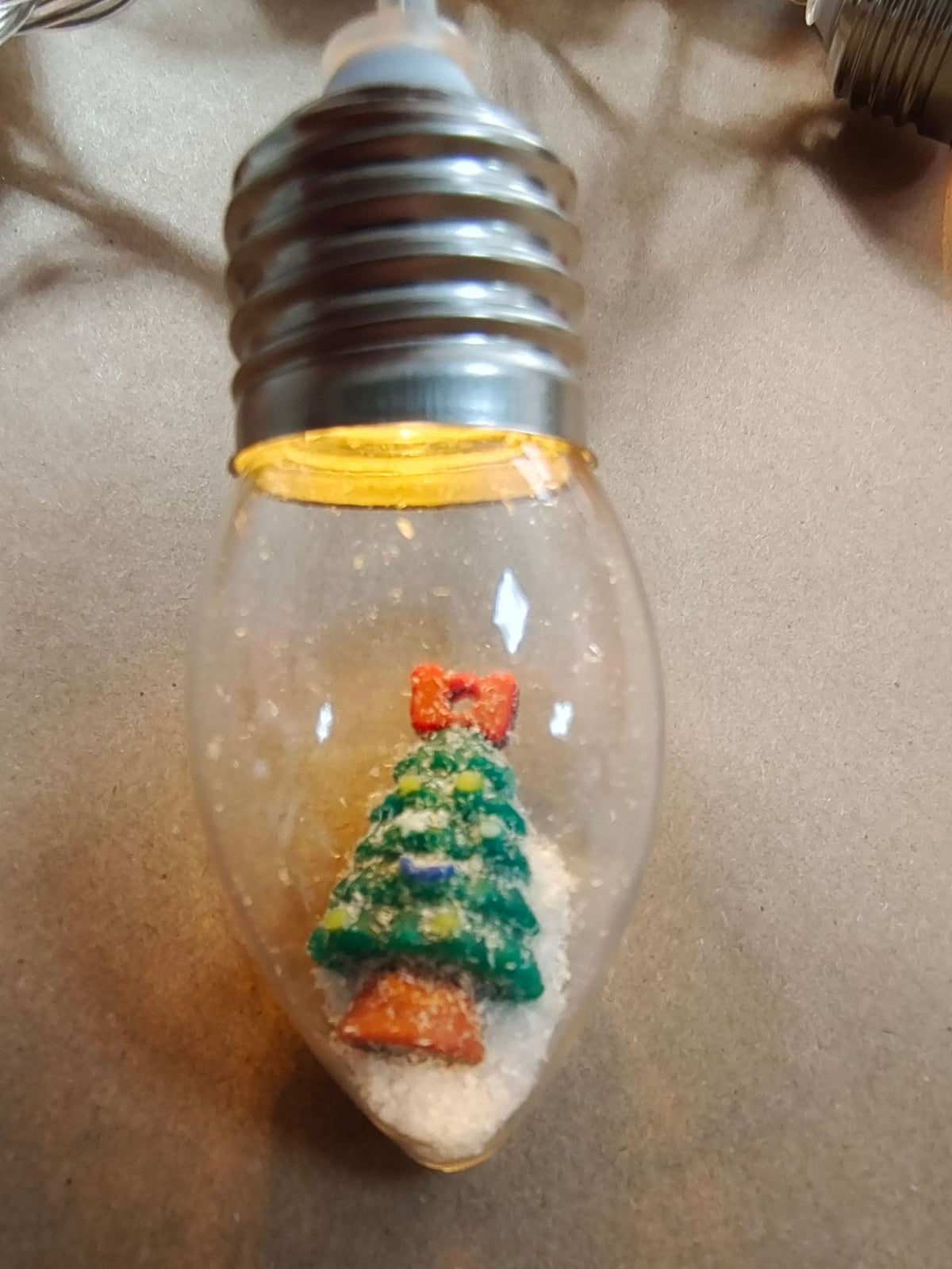 LED Christmas String Lights with Hanging Miniature Figurine Bulbs and Warm White Glow - Image 13