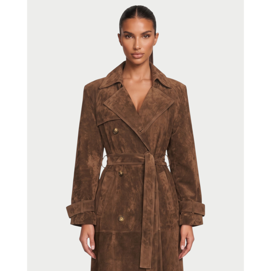 Il trench con cintura da annodare