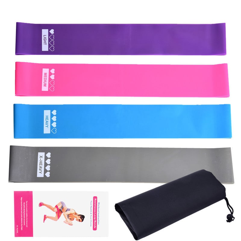 Loop Resistance Bands with Handles for Glute Exercise and Physical Therapy Push Up - Image 10