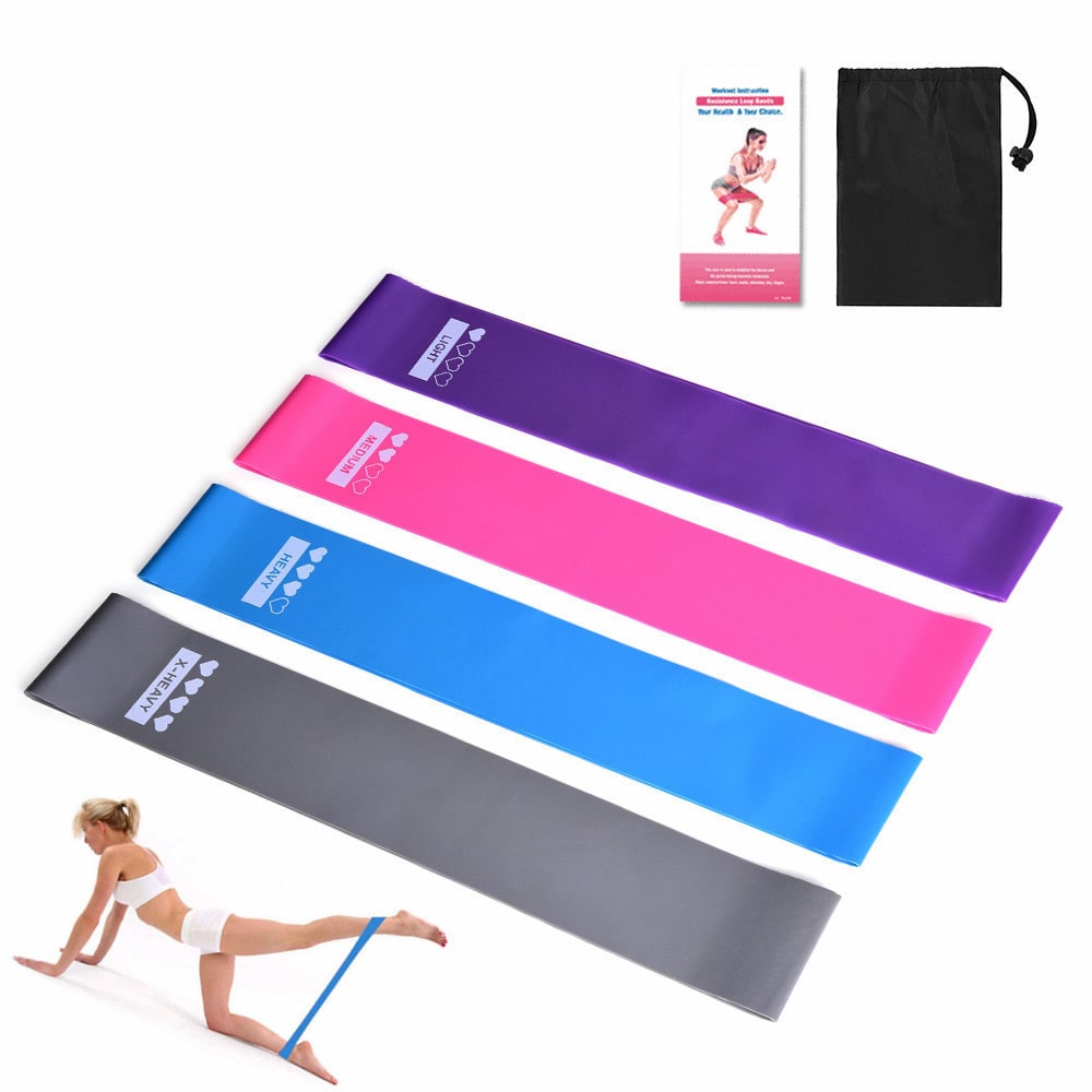 Loop Resistance Bands with Handles for Glute Exercise and Physical Therapy Push Up - Image 4