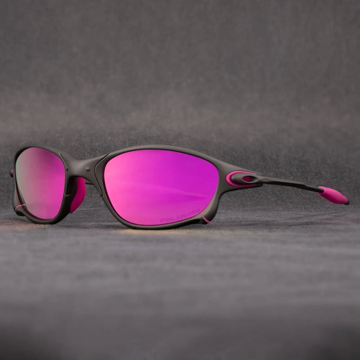 Men's Sport Sunglasses with Polarized Mirrored Lenses and Metal Frame - Image 4
