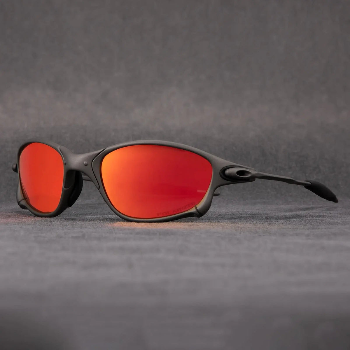 Men's Sport Sunglasses with Polarized Mirrored Lenses and Metal Frame - Image 6