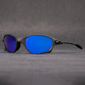 Men's Sport Sunglasses with Polarized Mirrored Lenses and Metal Frame - Image 8