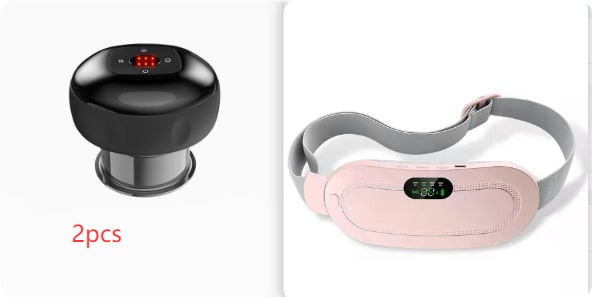 Menstrual Heating Pad for Cramps Electric Vibration Massage and USB Charging Portable - Image 12