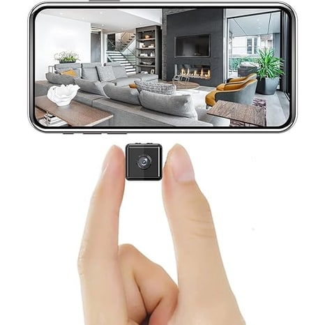 Mini Security Camera Wireless WIFI with 1080p Night Vision and Discreet Cube Design - Image 1