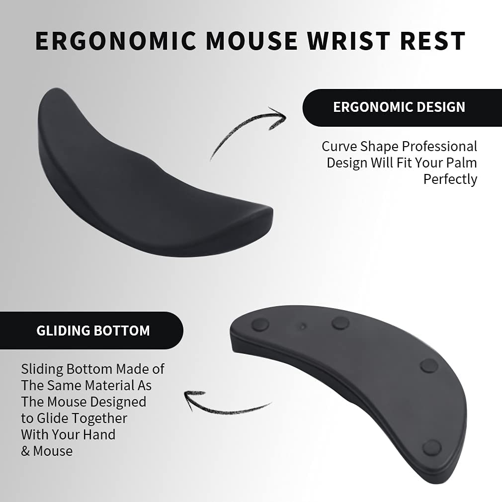 Mouse Wrist Rest Pad with Ergonomic Support for Computer Gaming and Office Use - Image 13