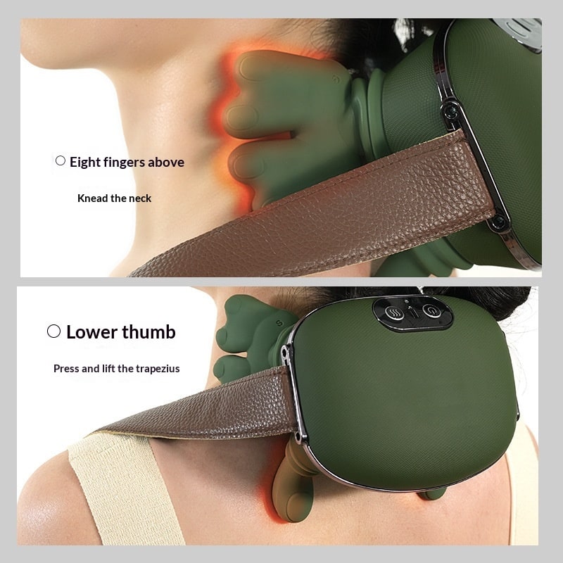 Neck Massager with Heat and Kneading for Sore and Shoulders Relief - Image 1