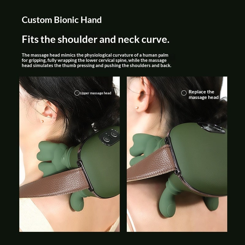 Neck Massager with Heat and Kneading for Sore and Shoulders Relief - Image 8