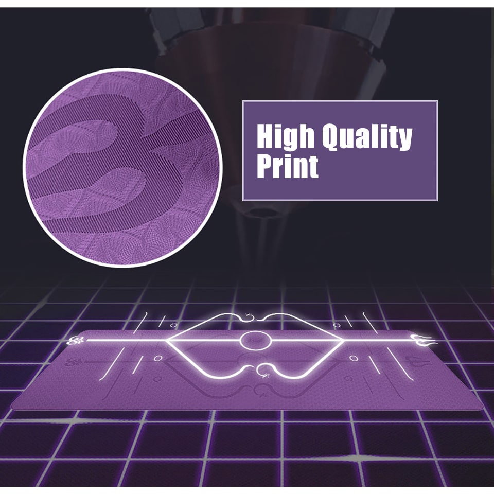 Non Slip Tpe Yoga Mat with Thick Cushioning and Body Alignment Lines for Exercise Foam - Image 1