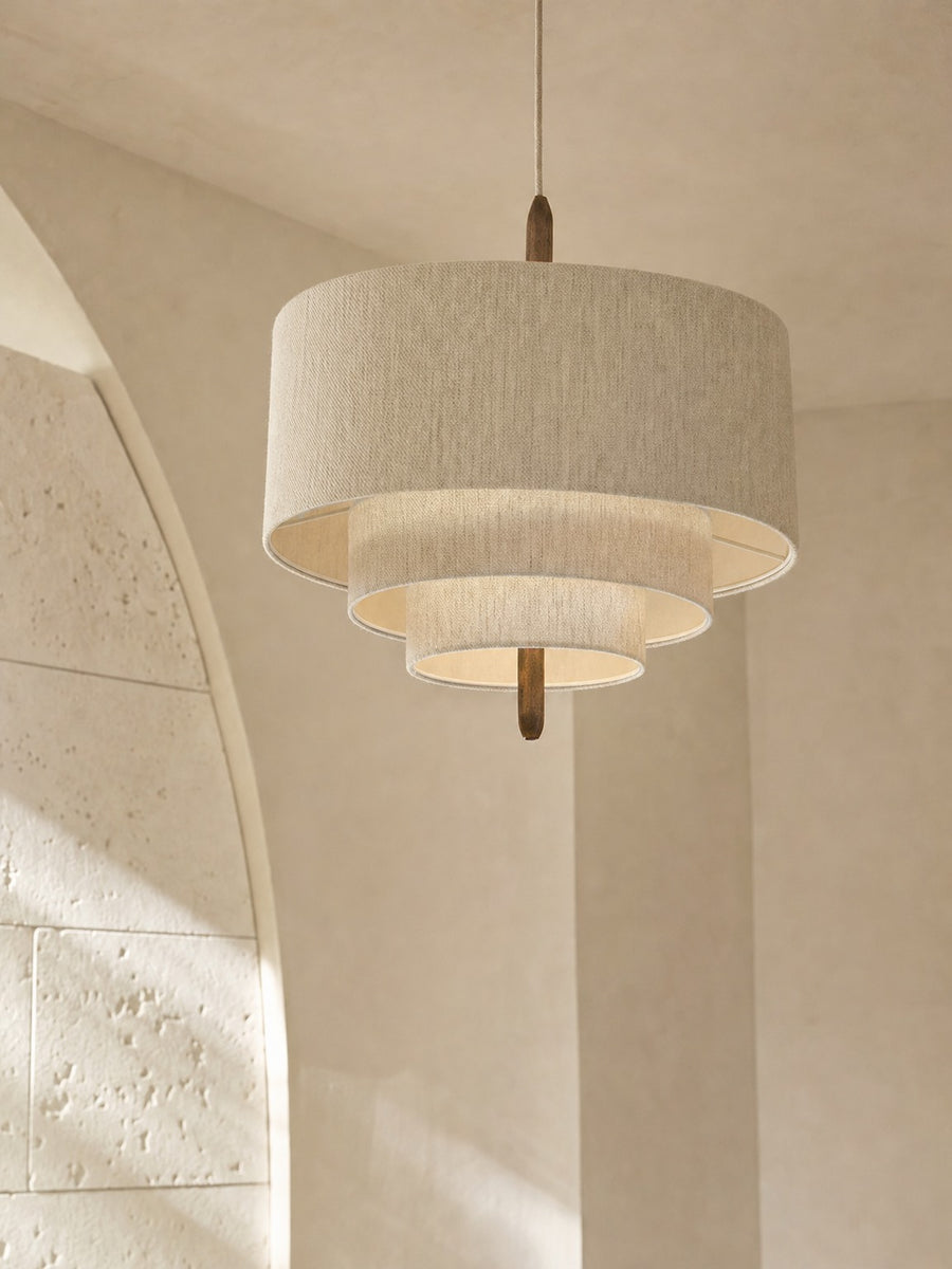 La suspension en tissu à étages