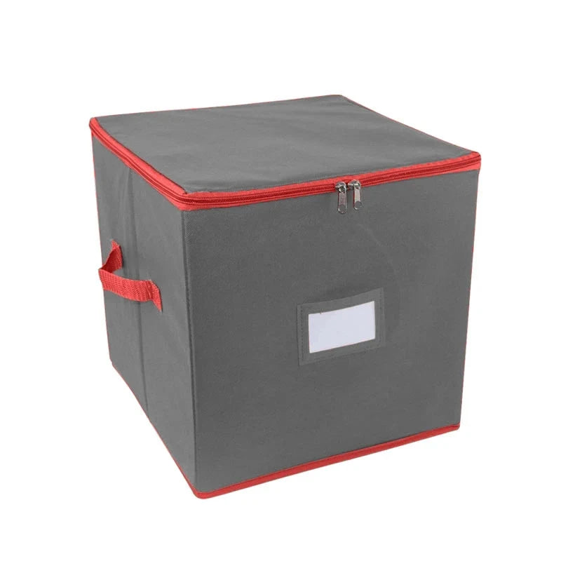 Ornament Storage Box with Dividers and Viewing Window for Christmas Tree Décor - Image 6