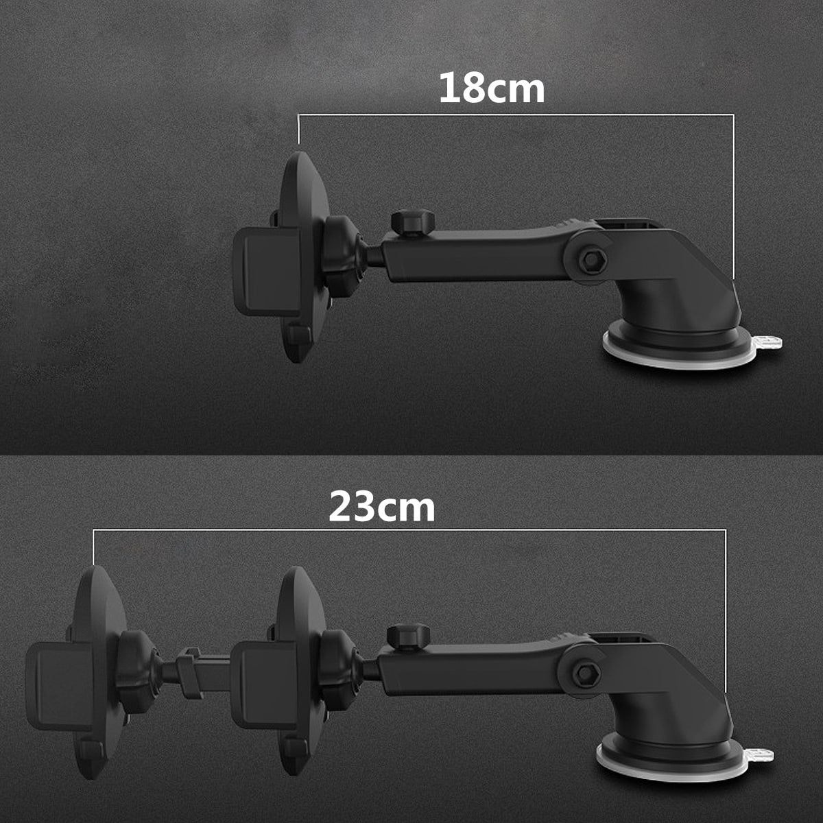 Phone Mount for Car with Telescopic Arm and Suction Cup Base Universal Holder Stand - Image 1