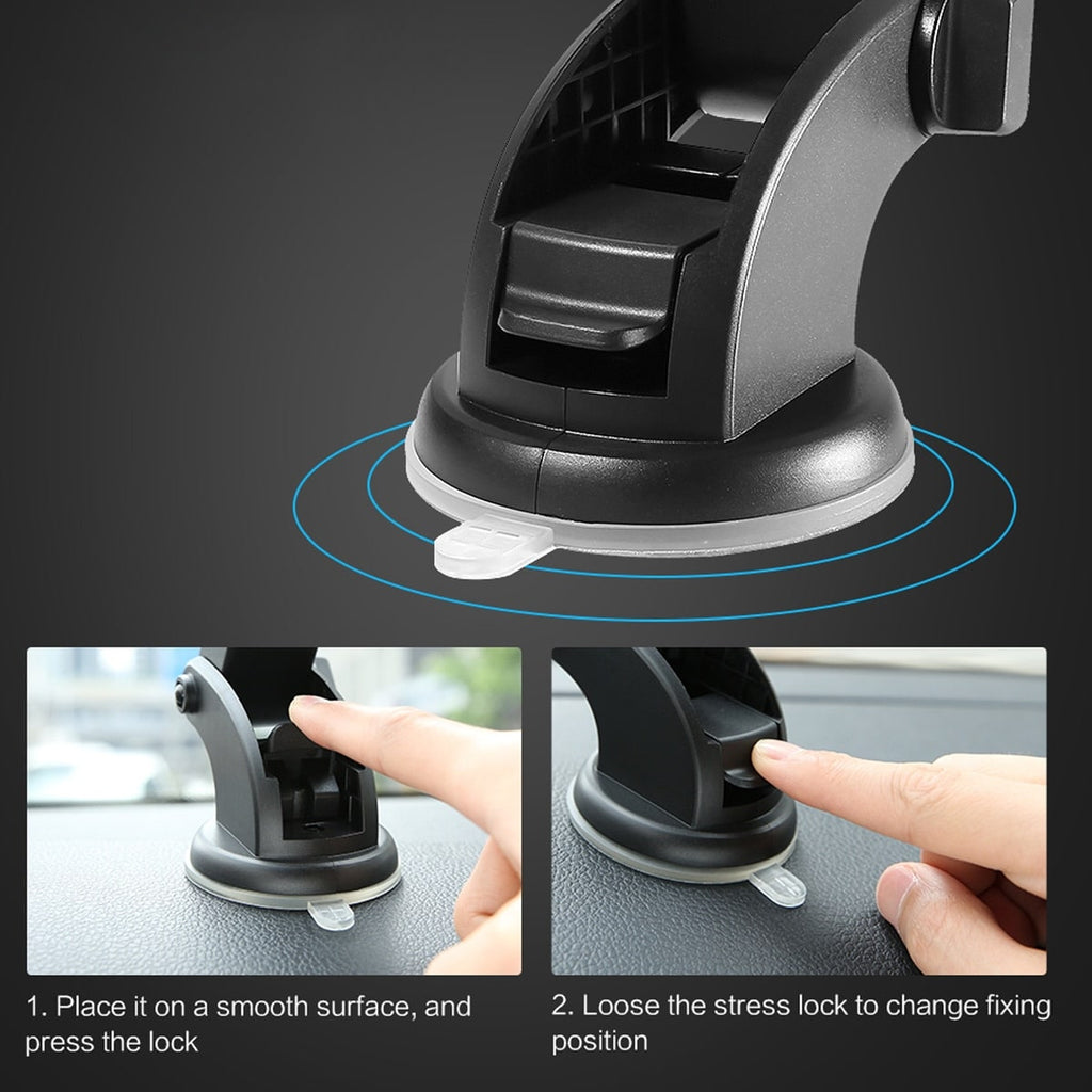 Phone Mount for Car with Telescopic Arm and Suction Cup Base Universal Holder Stand - Image 11