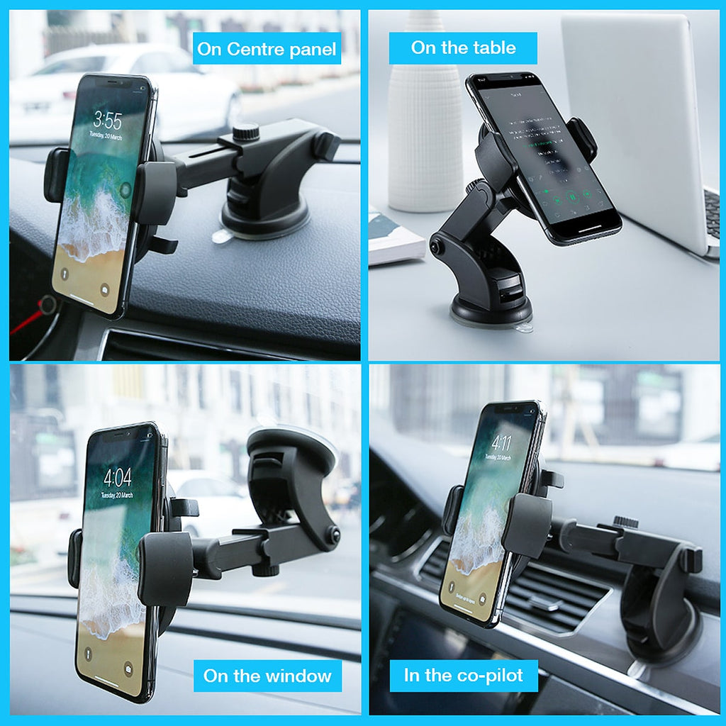 Phone Mount for Car with Telescopic Arm and Suction Cup Base Universal Holder Stand - Image 14