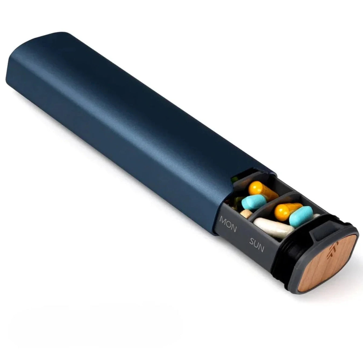 Pill Organizer with 7 Daily Compartments and Protective Sleeve for Medication Storage - Image 7