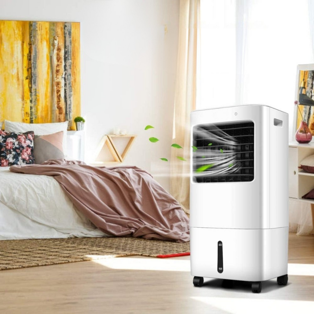 Portable Air Conditioner with Remote Control 6-Liter Water Tank and Evaporative Cooling Pad - Image 3