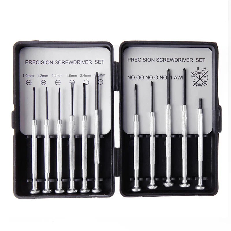 Precision Screwdriver Set with Small Jeweler Micro Tips and Magnetic Storage Case - Image 1